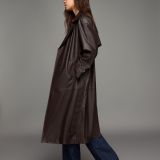 کت بارانی چرم مصنوعی-برشکا