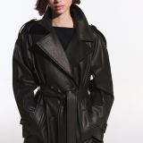 کت بارانی چرم مصنوعی-برشکا