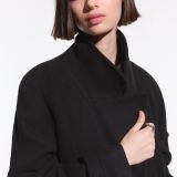 کت بارانی نرم با کمربند-برشکا