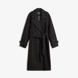 کت بارانی نرم با کمربند-برشکا