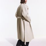 کت بارانی نرم با کمربند-برشکا