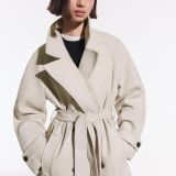 کت بارانی نرم با کمربند-برشکا