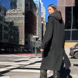 پالتوی بلند با سرشانه افتاده-برشکا