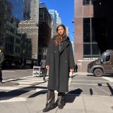 پالتوی بلند با سرشانه افتاده-برشکا