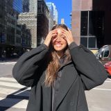 پالتوی بلند با سرشانه افتاده-برشکا