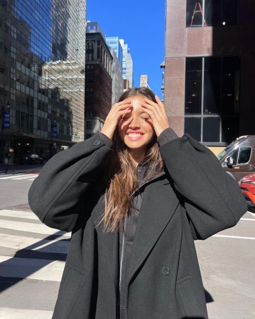 پالتوی بلند با سرشانه افتاده-برشکا