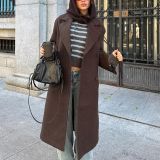 پالتوی بلند با سرشانه افتاده-برشکا