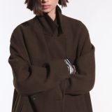 پالتوی بلند با سرشانه افتاده-برشکا