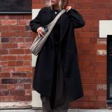 پالتوی بلند با سرشانه افتاده-برشکا