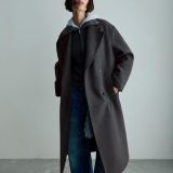 پالتوی بلند با سرشانه افتاده-برشکا