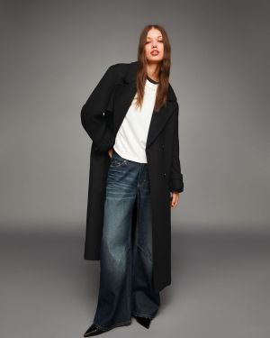 پالتوی ترنچ بافت حس نمدی بزرگ‌سایز-برشکا