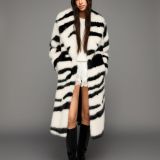 کت خز مصنوعی با طرح پوست حیوانات-برشکا