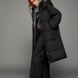 کاپشن پافر بلند با کلاه و ضدآب-برشکا