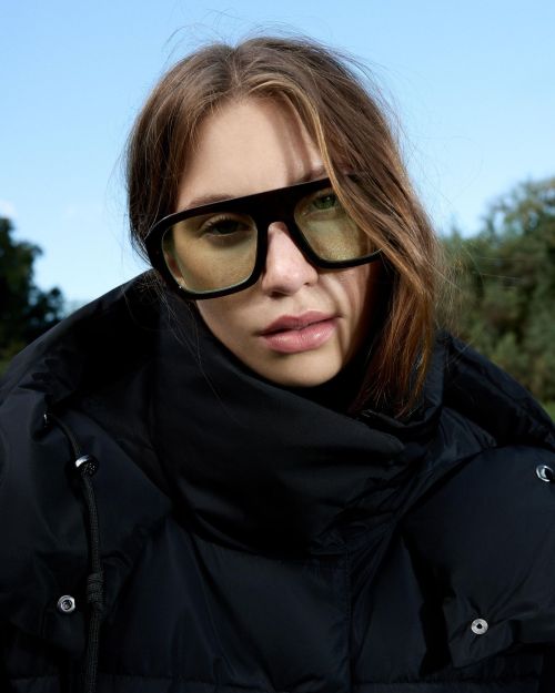 کاپشن بلند کلاه‌دار پفی ضدآب-برشکا