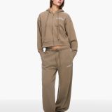 هودی زیپ‌دار گلدوزی شده-برشکا