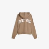 هودی زیپ‌دار گلدوزی شده-برشکا