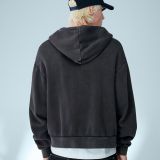 سویشرت زیپ‌دار با برش جعبه‌ای کوتاه-برشکا