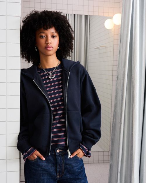 هودی زیپ‌دار سایز بزرگ-برشکا