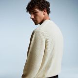 ژاکت بافتنی ترکیبی از پشم پرل-برشکا