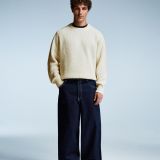 ژاکت بافتنی ترکیبی از پشم پرل-برشکا