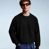 ژاکت بافتنی ترکیبی از پشم پرل-برشکا