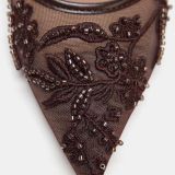 کفش پاشنه بلند پارچه‌ای براق-زارا