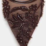 کفش پاشنه بلند پارچه‌ای براق-زارا