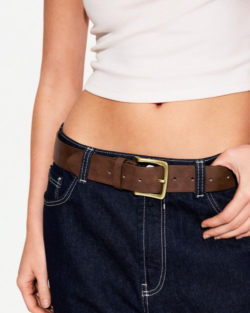 کمربند با سگک طلایی-برشکا