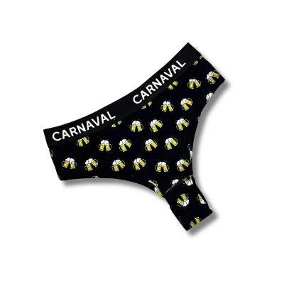 شورت زنانه برزیلی کارناوال با طرح بیرا و رنگ‌های ویژه Carnaval Socks