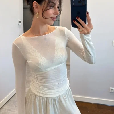 بلوز زنانه World Fashion Trends سفید