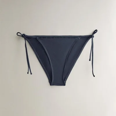 شورت بیکینی پلیسه دار بنددار zara