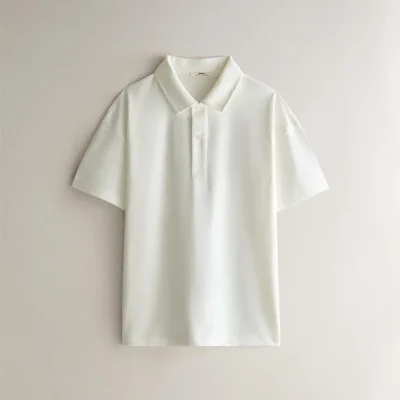 پیراهن یقه پولو جرسی آستین کوتاه zara