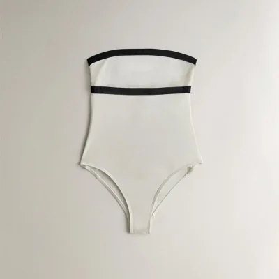 مایو ساحلی با نوار کنتراست zara