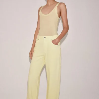 شلوار جین ZW COLLECTION بگی اورتا بل zara