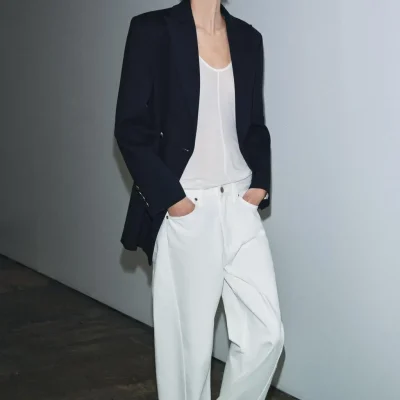 شلوار جین زنانه ZW COLLECTION مدل بیلکته Relaxed zara