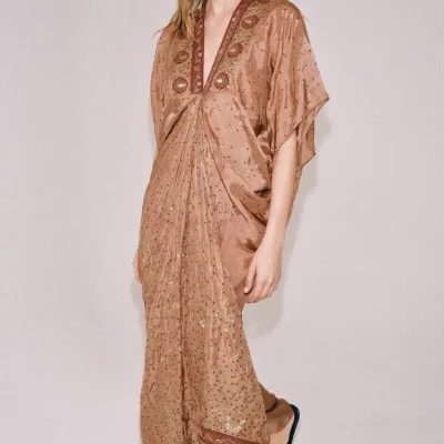 ZW COLLECTION لباس زنانه با منجوق‌دوزی zara
