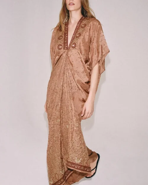 ZW COLLECTION لباس زنانه با منجوق‌دوزی