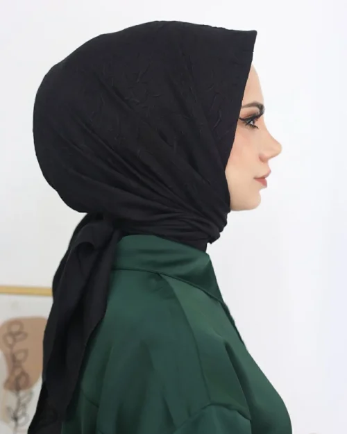 شال کراش زنانه بامبو مشکی