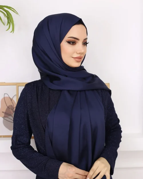 شال عبایی کوبه ساتن (ابریشم دبی)