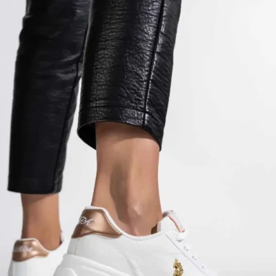 کفش اسپرت زنانه U.s Polo Assn. مدل Tracky سفید-سبز - Bejexd