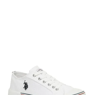 کفش اسپرت زنانه U.s Polo Assn. مدل Tracky سفید-سبز - Beyaz87