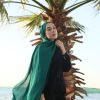 شال زنانه نخی سبز Modakasmir