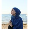 شال زنانه نخی آبی Modakasmir