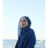 شال زنانه نخی آبی Modakasmir