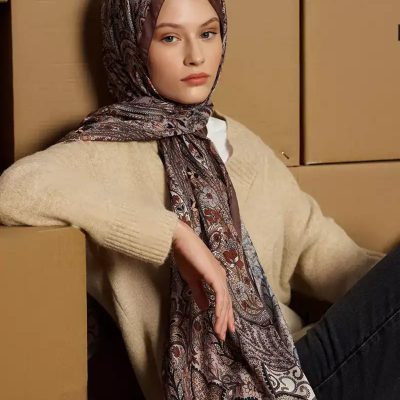 شال زنانه Madame Polo آبی