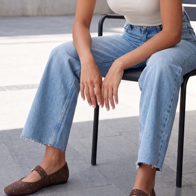 اسپادریل زنانه با بینی بسته و پاشنه پر شده Y D Shoes