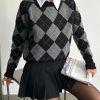 پلیور زنانه مشکی Dier Moda