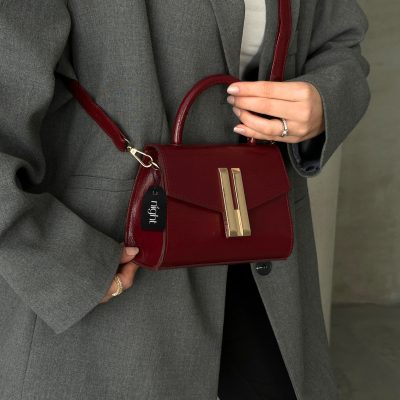 کیف دستی و دوشی زنانه Night Montanna Model Acı Kahve - شرابی