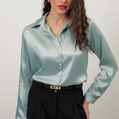 پیراهن ساتن زنانه مدل چغله با سایز بندی گسترده