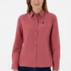 پیراهن بیسیک زنانه قرمز U.S. Polo Assn.